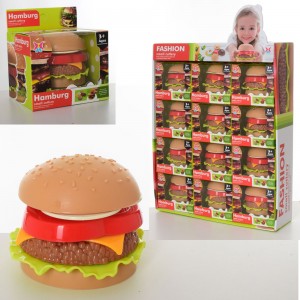 Дитячі іграшкові продукти XJ326H-12, бургер, 7 см