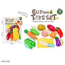 Игрушечная нарезка овощей и фруктов BabyToys 2207A-2