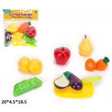 Игрушечная нарезка овощей и фруктов BabyToys BC8001 для девочек
