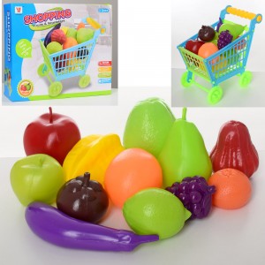 Дитячий візок 588 17-29-26см, супермаркет, продукти овочі, фрукти
