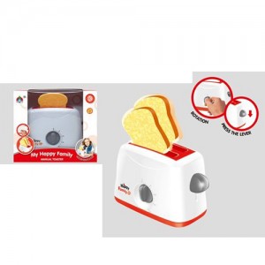 Детский игрушечный тостер 5206, 18 см, таймер-трещотка, механический