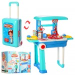 Дитячий ігровий набір лікаря 008-925, стіл, чемодан, медичні інструменти