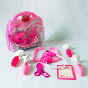 Дитячий ігровий набір лікаря 969-71 стетоскоп, інструменти, звук, світло, бат-таб, в чемоданеке