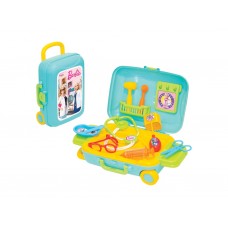 Игровой набор врача в чемодане Barbie 23,5 см, с аксессуарами, Dede 03480