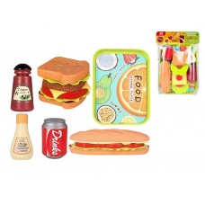 Іграшковий набір продуктів Kitchen Delicacy бургер-сет 28 см, аксесуари для гри FY841968 Іграшковий набір продуктів Kitchen Delicacy бургер-сет 28 см, аксесуари для гри FY841968