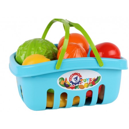 Кошик пластиковий з набором продуктів, Технок 5354 Кошик пластиковий з набором продуктів, Технок 5354