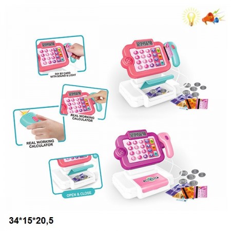 Касовий апарат BabyToys 66101 з музикою та світлом