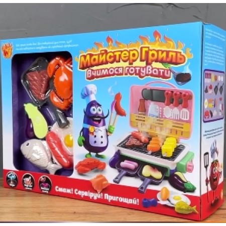 Іграшковий гриль WToys 22542 зі звуком і світлом Іграшковий гриль WToys 22542 зі звуком і світлом