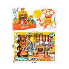 Набор доктора BabyToys 392-10 со стетоскопом и животными