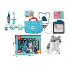 Набор доктора BabyToys 832-203 собачка с аксессуарами и сумкой Набор доктора BabyToys 832-203 собачка с аксессуарами и сумкой
