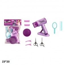 Игровой набор парикмахера для девочек BabyToys YF827C-1 на батарейках Игровой набор парикмахера для девочек BabyToys YF827C-1 на батарейках