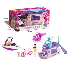 Транспорт для кукол BabyToys K066 4 в 1 со светом и музыкой Транспорт для кукол BabyToys K066 4 в 1 со светом и музыкой