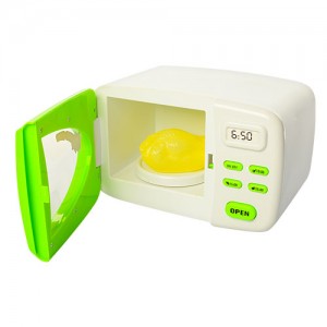 Детская игрушечная микроволновка XG2-9 20 см, свет, вращается тарелка