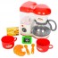 Детская игрушечная кофеварка 5231C, звук, свет, продукты, посуда