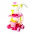 Дитячий іграшковий набор для прибирання 667-33-35 візок, щітки, відро, совок