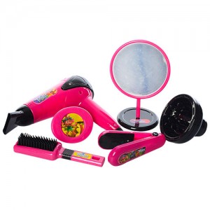 Детский игрушечный набор парикмахера BL8801TB-SB-PB фен, плойка, зеркало, 3в TL, DPS, LP, на бат, в кор