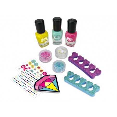 Ігровий beauty-набір 4 в 1 Girl’s Creator для манікюру, татуювань, зачісок і створення прикрас 7150347