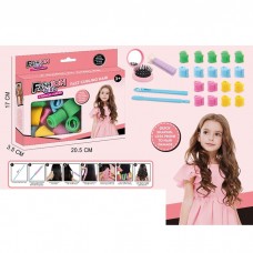 Набір аксесуарів для волосся BabyToys 760-6 з бігуді-спіралі 18шт Набір аксесуарів для волосся BabyToys 760-6 з бігуді-спіралі 18шт