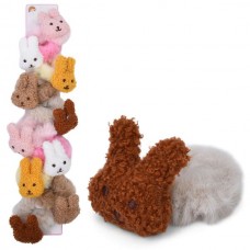Резинки для волос зайчик для девочек BabyToys A0321, 10 шт