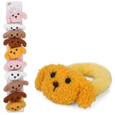 Резинки для волос с собачкой BabyToys A0322, набор 10 шт, 7 см