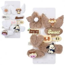 Заколки для волос BabyToys A0335-36 набір 8шт різні кольори