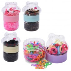 Набор резинок для волос BabyToys A0349, микс цветов, 12 штук