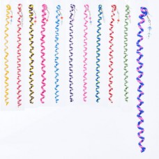 Резинки-спирали для волос канекалон BabyToys X14840, 22 см, 12 цветов