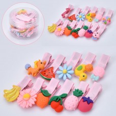 Набор заколок для волос BabyToys YG0067, 24шт, микс видов