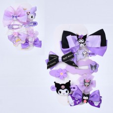 Заколки для волос BabyToys YG0089, набор 8 шт, плюш