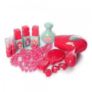 Дитячий іграшковий набір перукаря 008-933A фен, дзеркало, гребінець, аксесуари, сумка