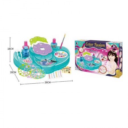 Набор для маникюра BabyToys KL 4082 с блестками и стразами для девочек
