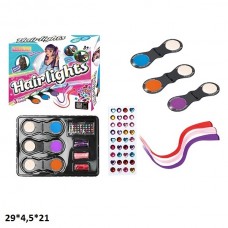 Мелки для волос BabyToys RY6306 разные цвета для девочек