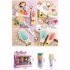 Расческа для девочек BabyToys 8805 набор 12 шт разные цвета