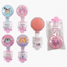 Щетка для волос BabyToys C71725 з блискітками прозора