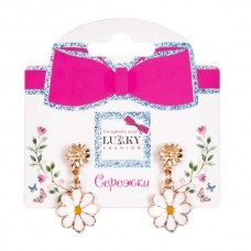 Серьги Lukky Fashion Ромашки Серьги Lukky Fashion Ромашки
