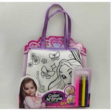 Сумка-розмальовка для девочек BabyToys 612-1 пластмасса