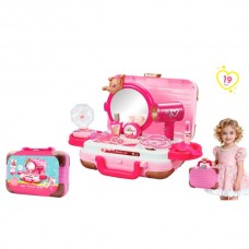 Туалетный столик трюмо BabyToys 16929 с зеркалом и феном для девочек