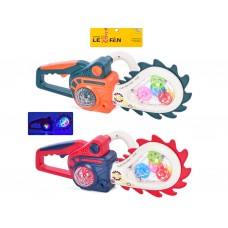 Игрушечная бензопила игрушечная 9709C, 32 см, звук, свет, шестерни