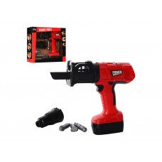 Электролобзик-дрель игрушечная T1404, 26 см, вращающееся сверло, BabyToys