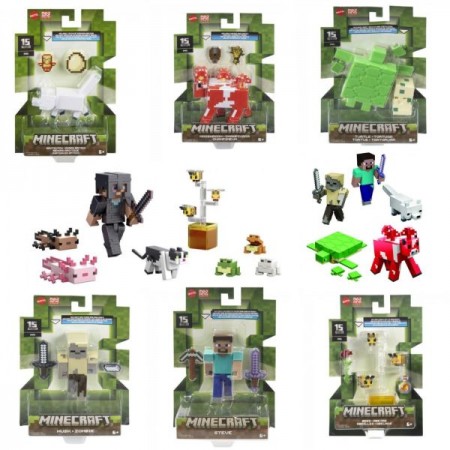 Фигурка персонажа с аксессуаром Minecraft Размер игрушки 9 см Фигурка персонажа с аксессуаром Minecraft Размер игрушки 9 см