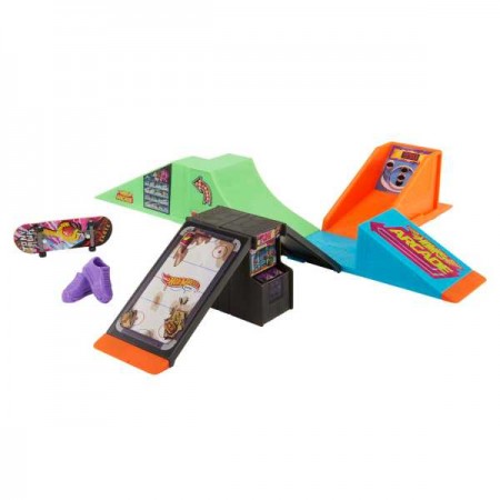 Игровой набор "Первая тренировка" серии "Скейты" Hot Wheels Размер упаковки 8 x 29 x 26 см Игровой набор "Первая тренировка" серии "Скейты" Hot Wheels Размер упаковки 8 x 29 x 26 см