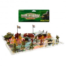 Набір солдатиків BabyToys Комбат M 0271, 13 фігурок та карта