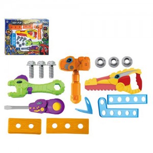 Набор игрушечных инструментов 661-344 пила-звук, свет, отвертка, молоток