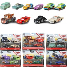 Набор из 2-х героев м/ф "Тачки 3" Cars Disney Pixar Все машинки исполнены в масштабе 1:55.
Материал Металл