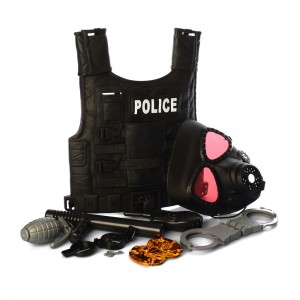 Набір поліцейського HSY-030 жилет, маска, автомат