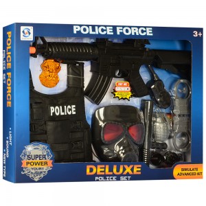Набір поліцейського HSY-030 жилет, маска, автомат