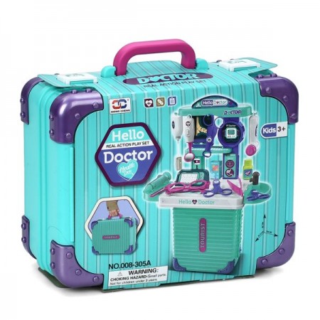 Набор врача BabyToys 008-305A складной чемодан 3в1 Набор врача BabyToys 008-305A складной чемодан 3в1
