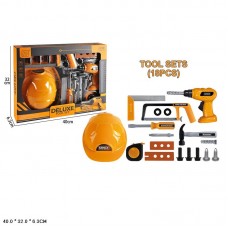 Набор детских инструментов BabyToys 3288-C16 с каской Набор детских инструментов BabyToys 3288-C16 с каской