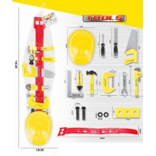 Набір інструментів BabyToys 3688-W02 з каскою на ремені 74х18 см