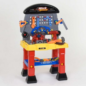 Набор игрушечных инструментов "Автомобільний майстер" 661-413 світловий ефект, дриль на батарейках, в коробці